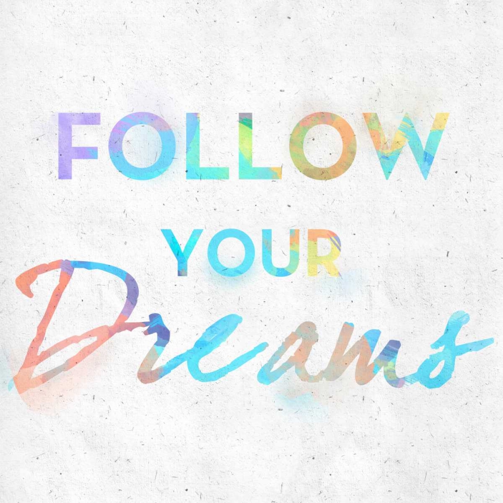 Colorful Inspirational Watercolors I art print by SD Graphics Studio for $57.95 CAD