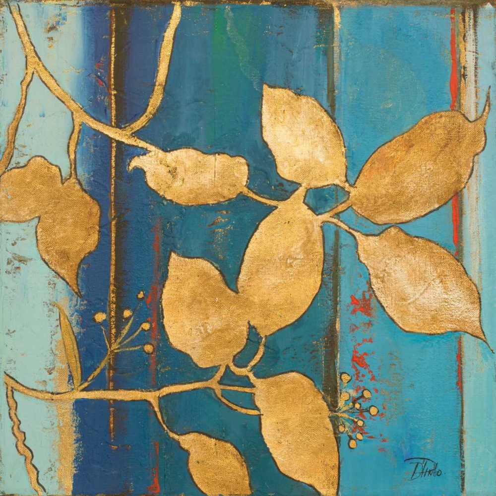 Golden Blue II art print by Patricia Pinto for $57.95 CAD