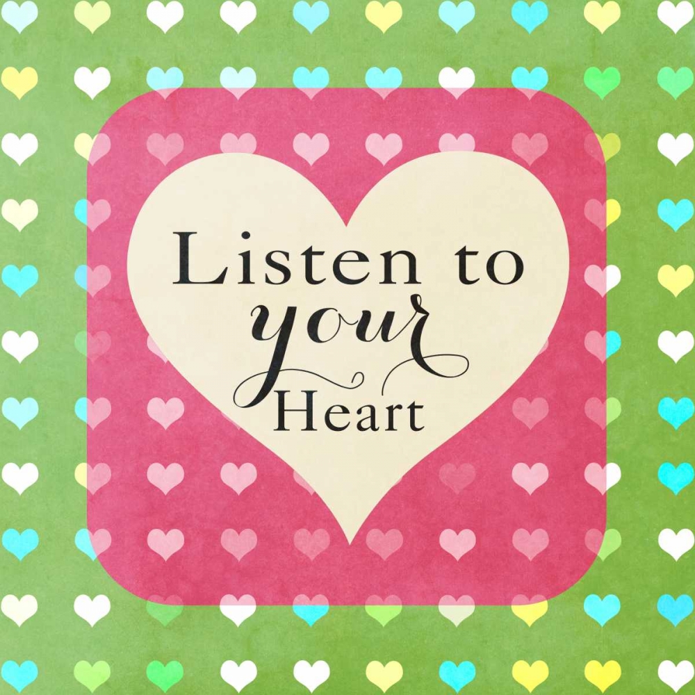 Heart Phrases II art print by Shelley Lake for $57.95 CAD