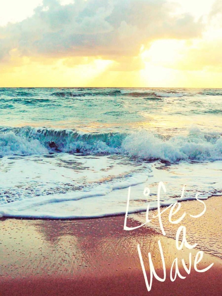 Lifes a Wave art print by Gail Peck for $57.95 CAD
