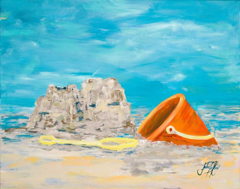 Sandcastles I art print by Julie DeRice for $57.95 CAD