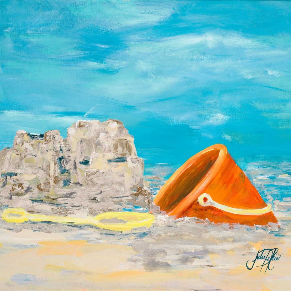 Sandcastles I art print by Julie DeRice for $57.95 CAD