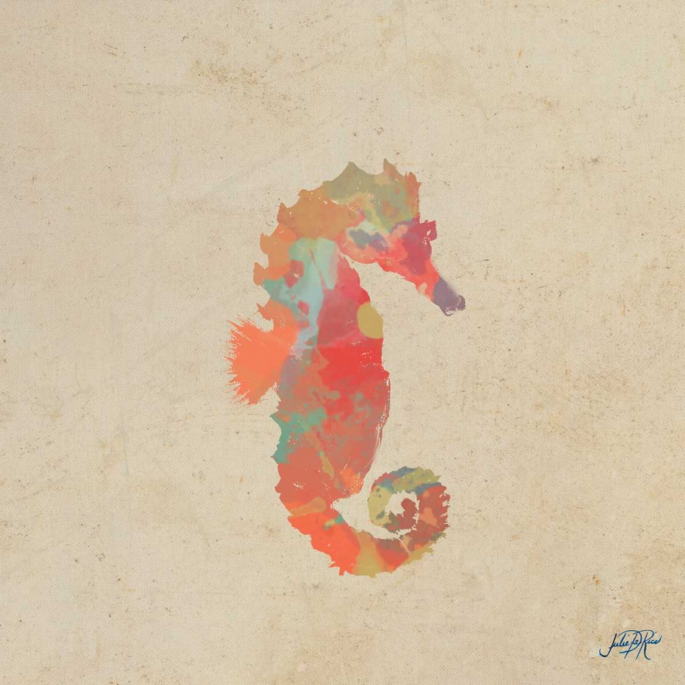 Sea Creatures on Tan III art print by Julie DeRice for $57.95 CAD