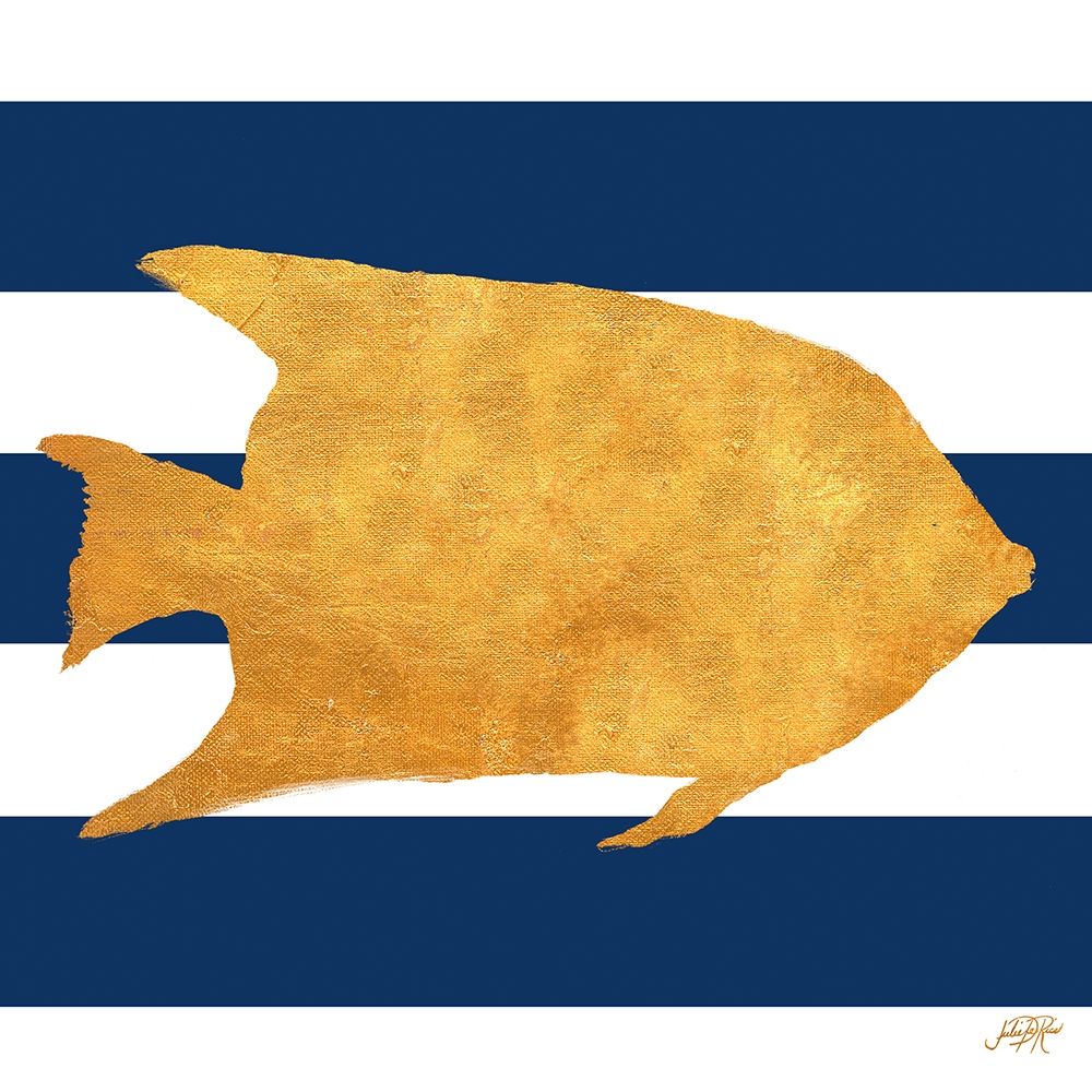 Sea Creatures on Stripes II art print by Julie DeRice for $57.95 CAD