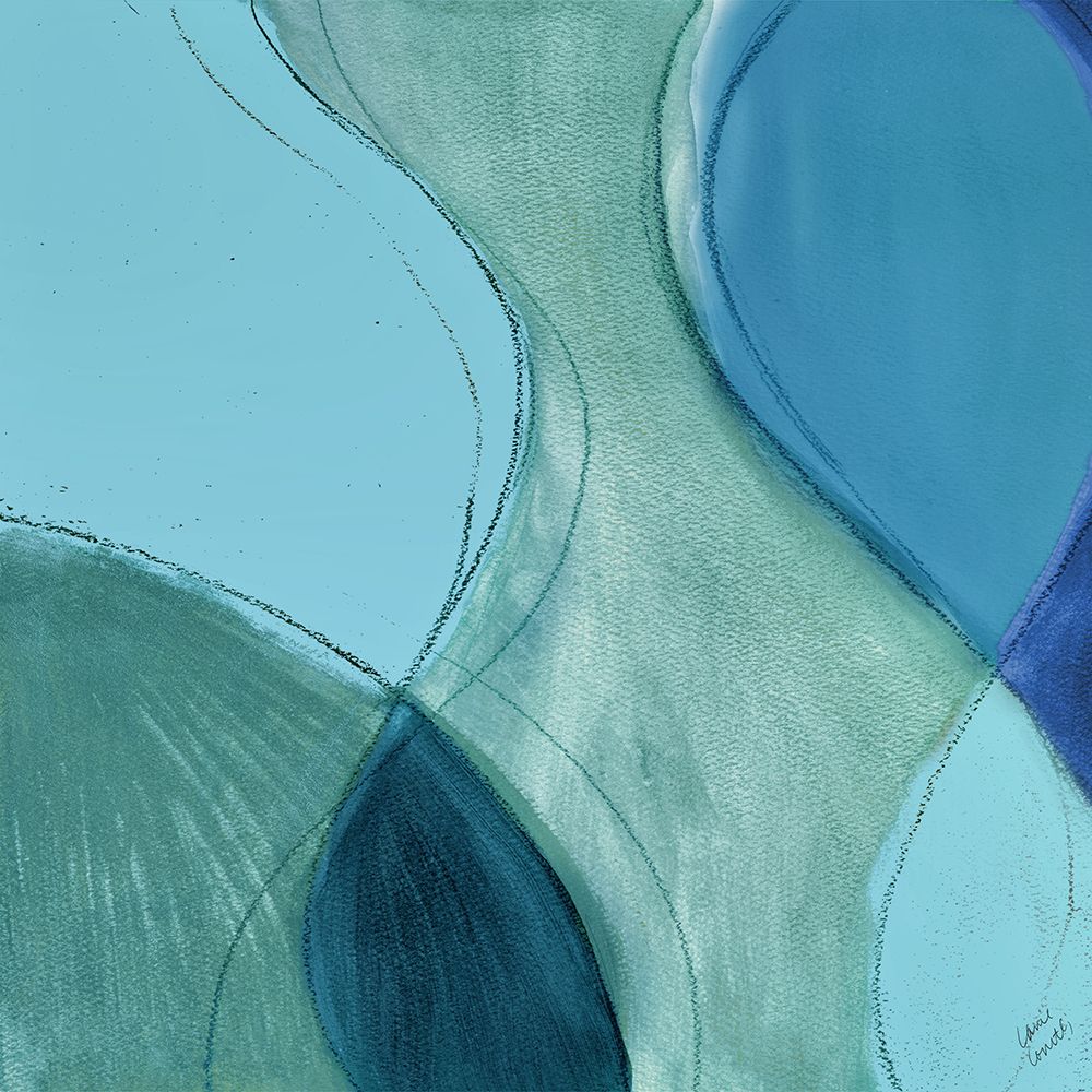 Coalescing Teal Spring I art print by Lanie Loreth for $57.95 CAD