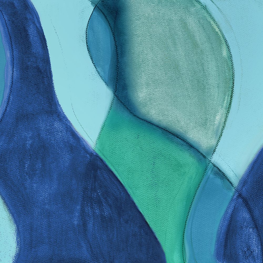 Coalescing Teal Spring II art print by Lanie Loreth for $57.95 CAD