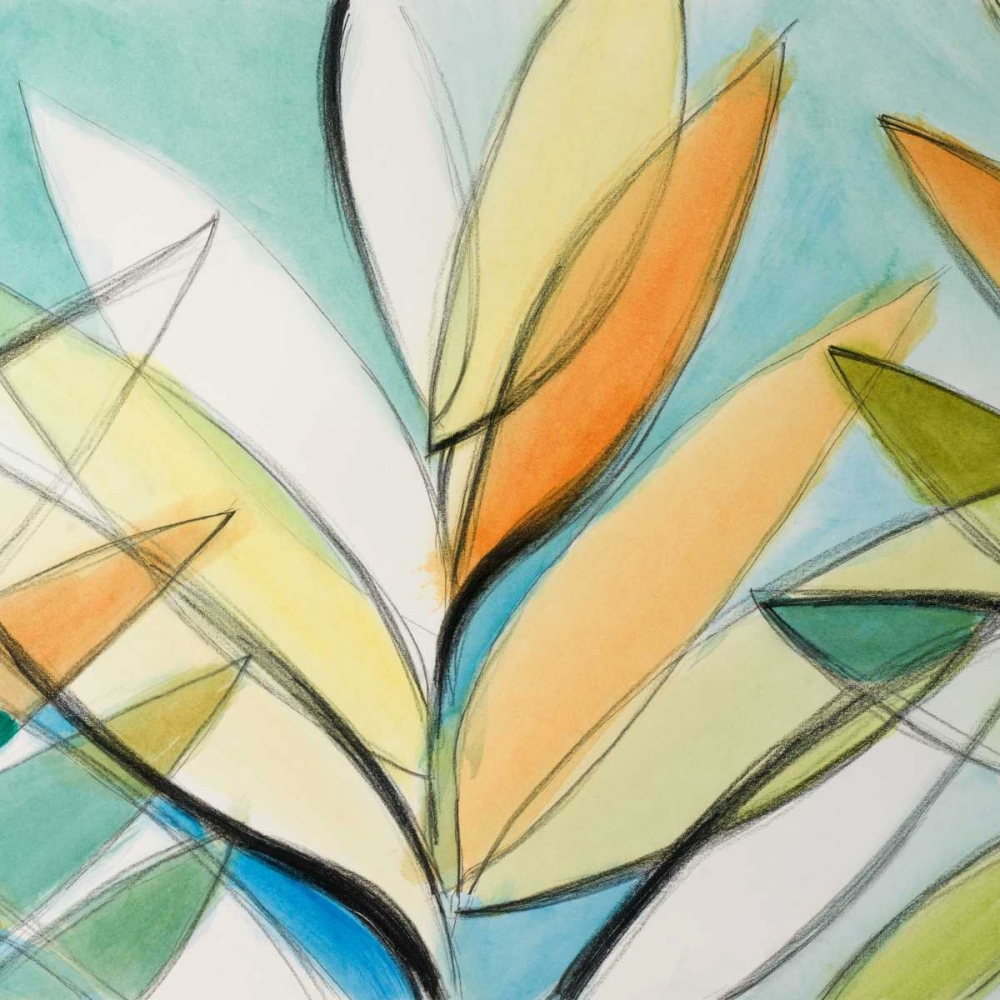 Palm Abstract I art print by Lanie Loreth for $57.95 CAD