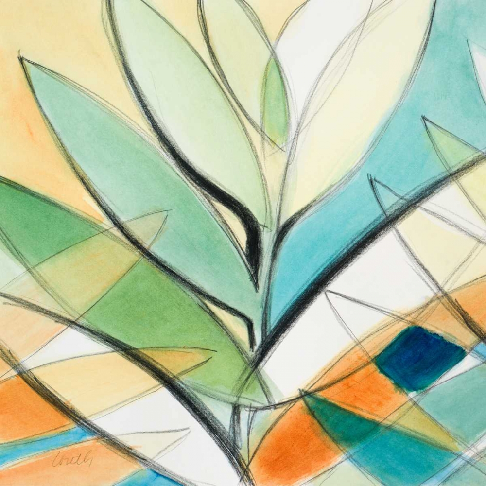 Palm Abstract II art print by Lanie Loreth for $57.95 CAD