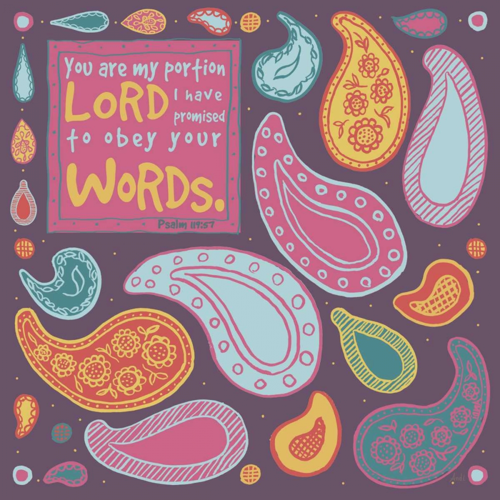 Inspired Paisley II art print by Andi Metz for $57.95 CAD