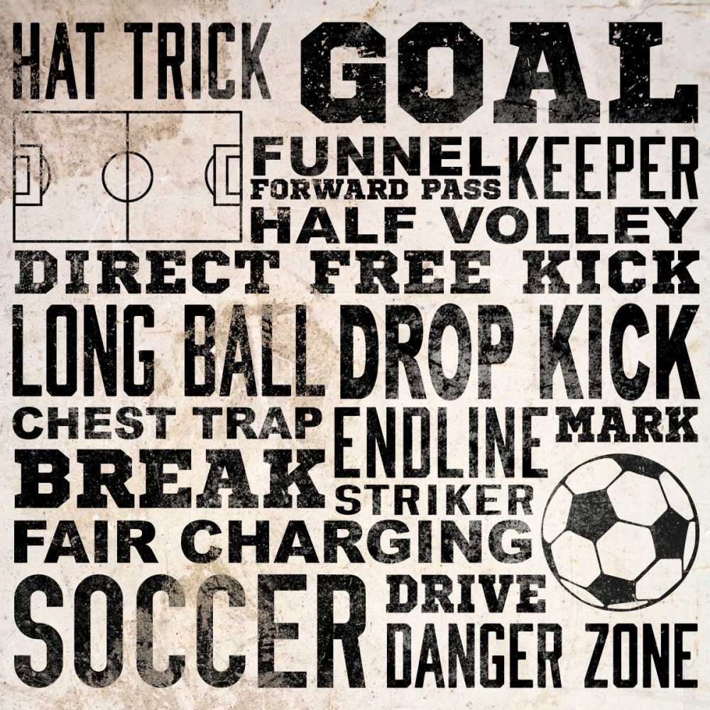 Sports Type III art print by SD Graphics Studio for $57.95 CAD
