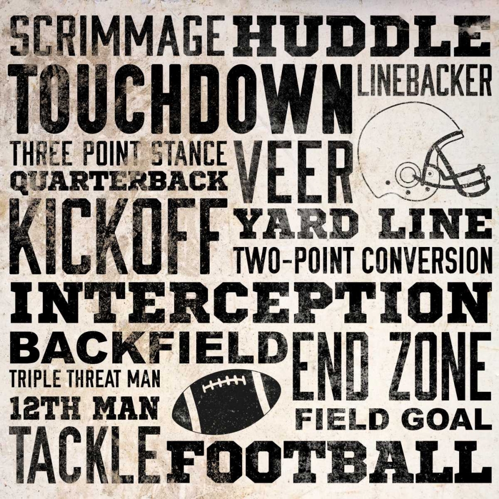 Sports Type I art print by SD Graphics Studio for $57.95 CAD