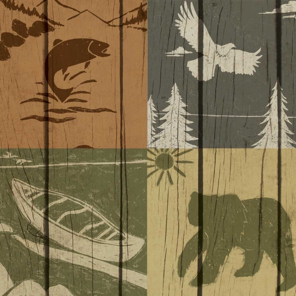 Lodge Four Pack I art print by Nicholas Biscardi for $57.95 CAD