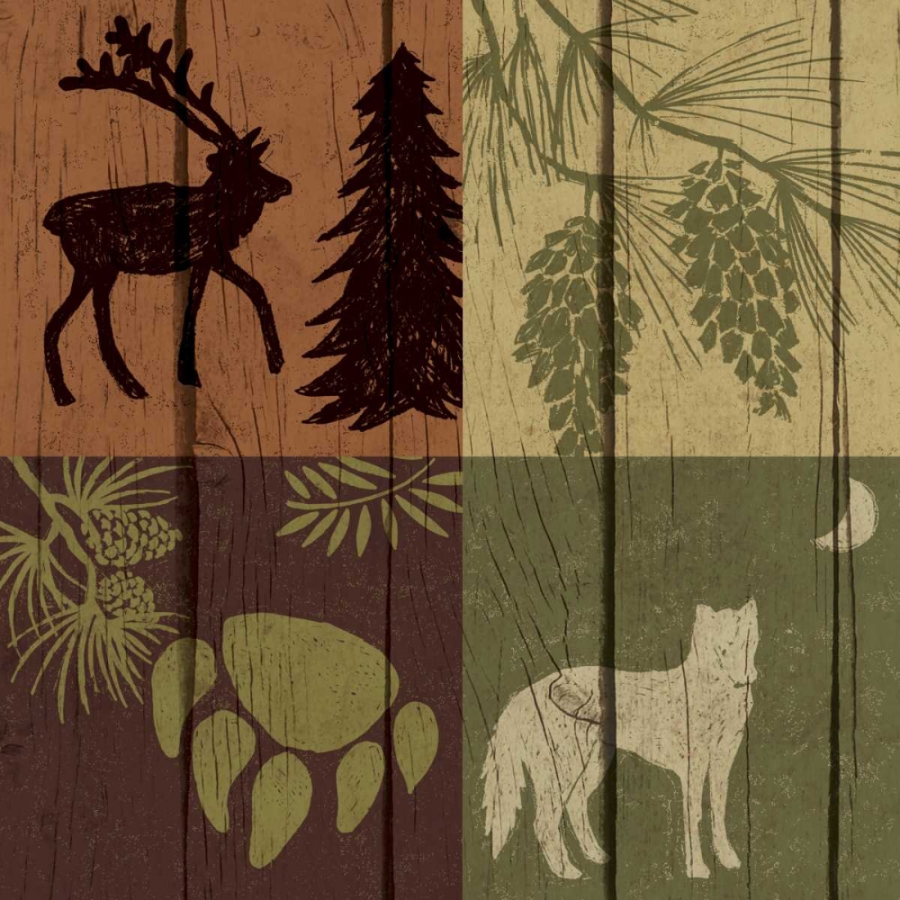 Lodge Four Pack II art print by Nicholas Biscardi for $57.95 CAD