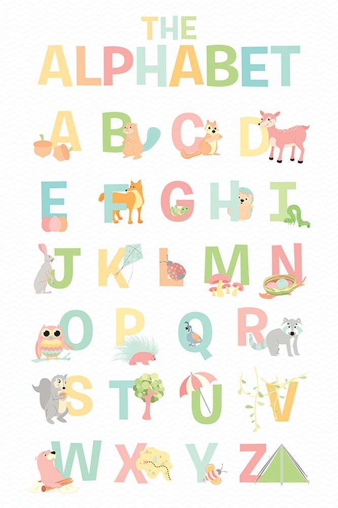 The Alphabet art print by Josefina for $57.95 CAD
