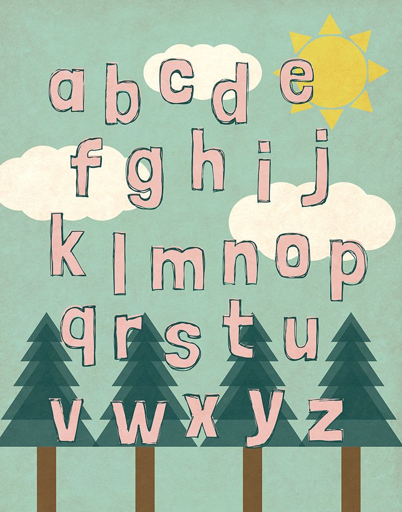 Forest Letters art print by SD Graphics Studio for $57.95 CAD