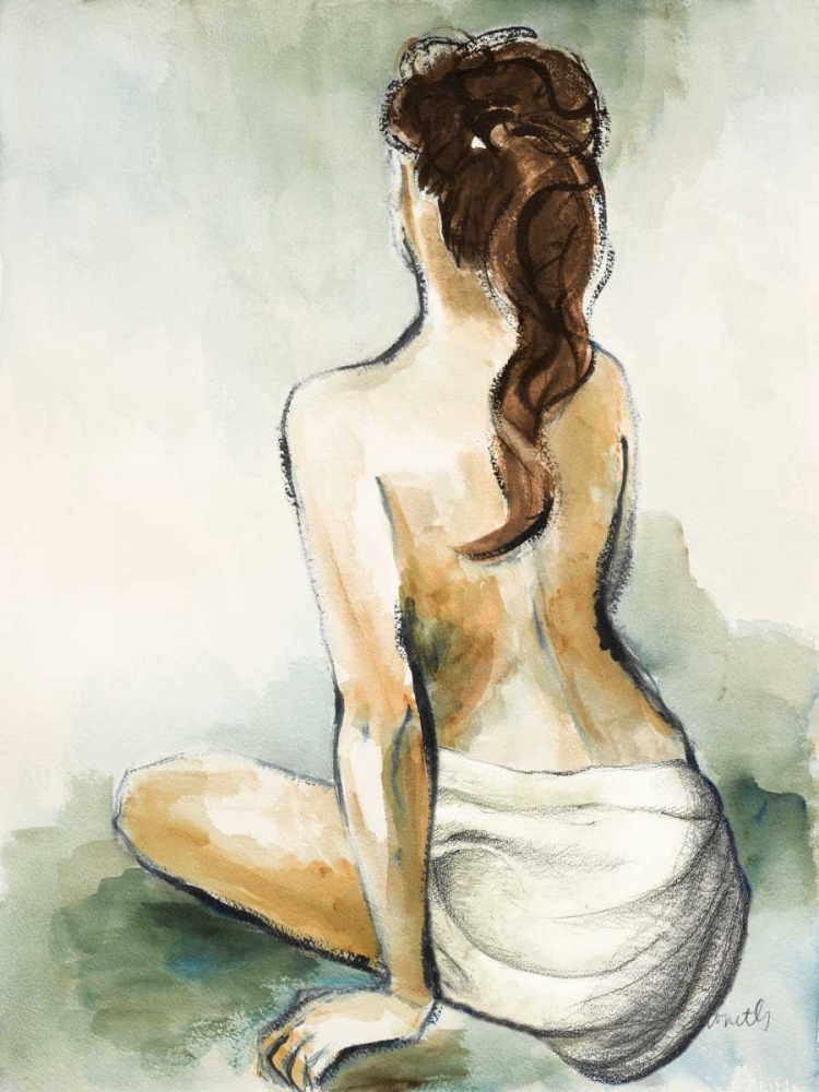 Woman Sitting II art print by Lanie Loreth for $57.95 CAD