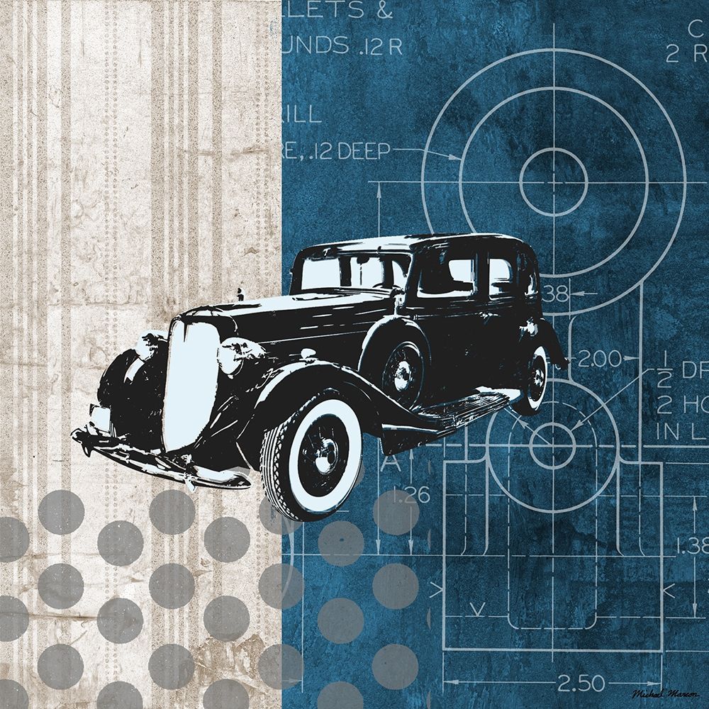 Classy Ride I art print by Michael Marcon for $57.95 CAD
