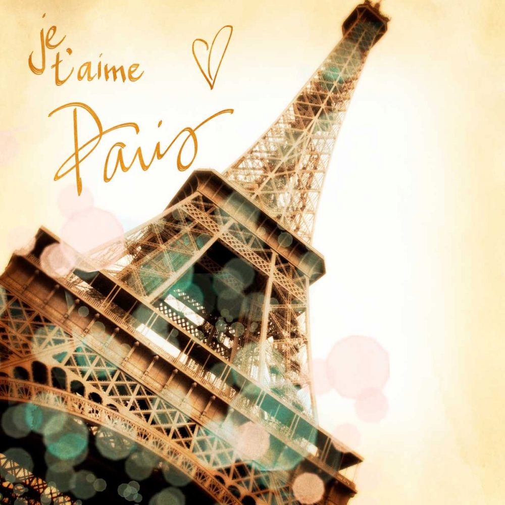 Je, taime Paris art print by Emily Navas for $57.95 CAD