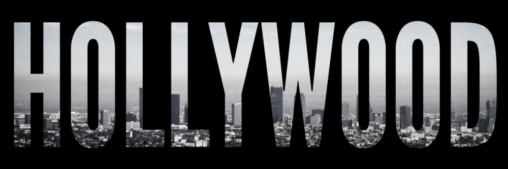 Hollywood Cityscape art print by Emily Navas for $57.95 CAD