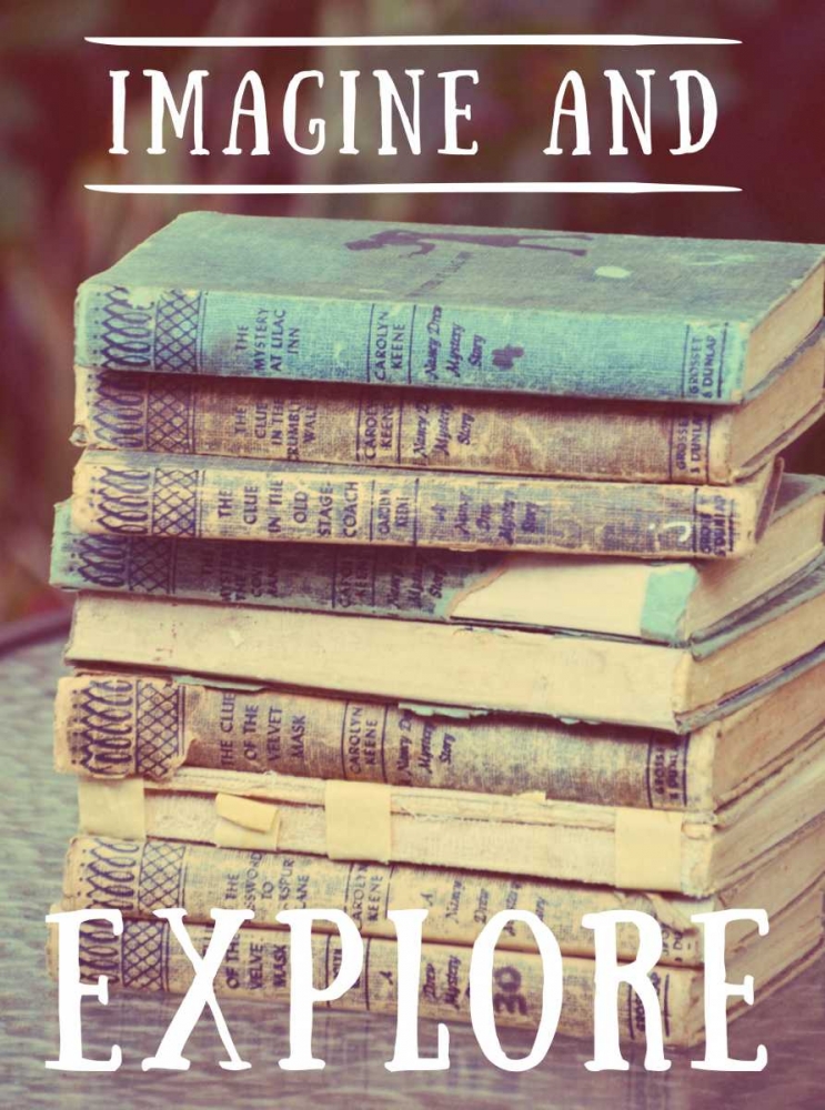 Explore Books art print by Gail Peck for $57.95 CAD