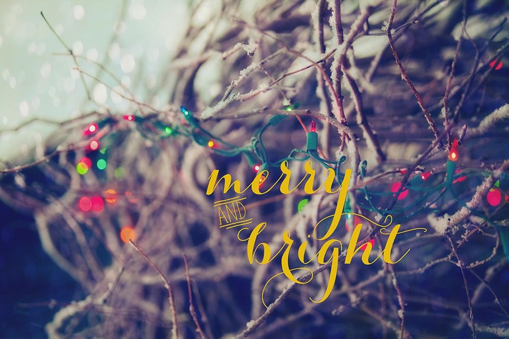 Merry and Bright art print by Kelly Poynter for $57.95 CAD