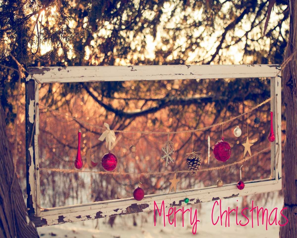 Merry Christmas Ornaments art print by Kelly Poynter for $57.95 CAD
