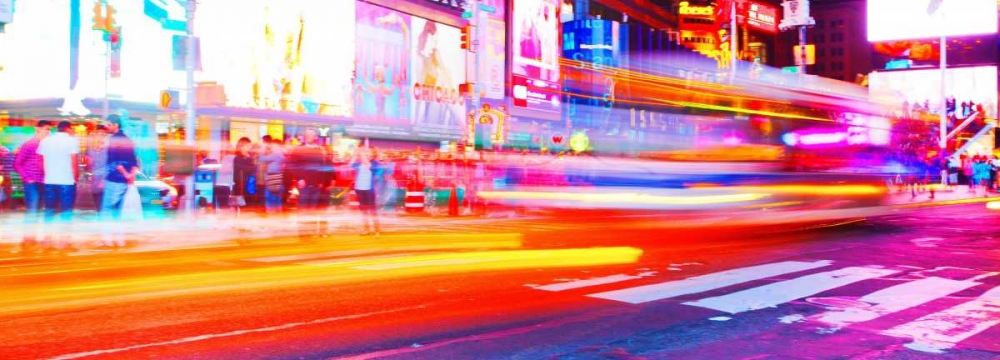 Neon NYC Panel art print by Susan Bryant for $57.95 CAD
