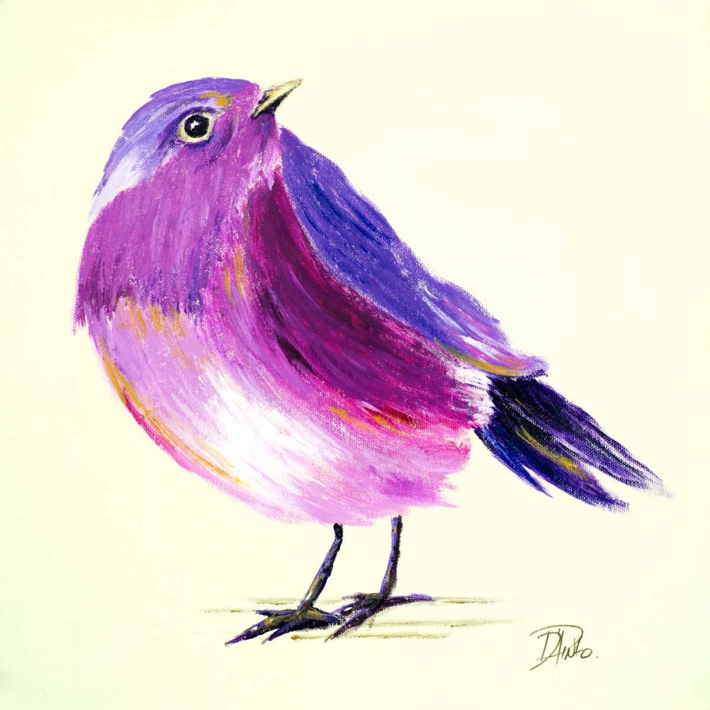 Purple Bird I art print by Patricia Pinto for $57.95 CAD