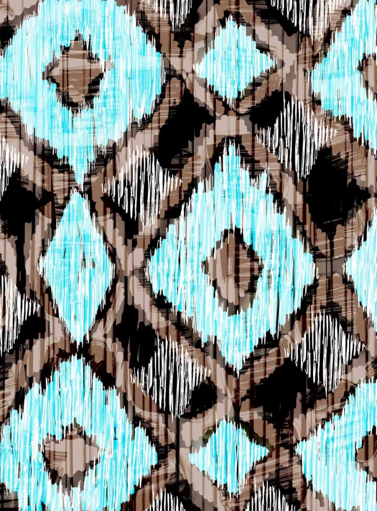 Rustic Ikat Border II art print by Nicholas Biscardi for $57.95 CAD