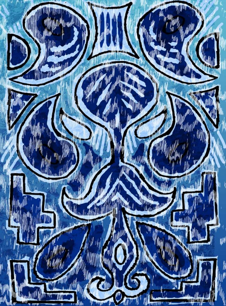 Rustic Ikat Border III art print by Nicholas Biscardi for $57.95 CAD