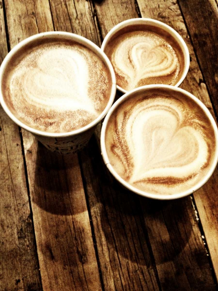 Love in a Latte art print by Acosta for $57.95 CAD