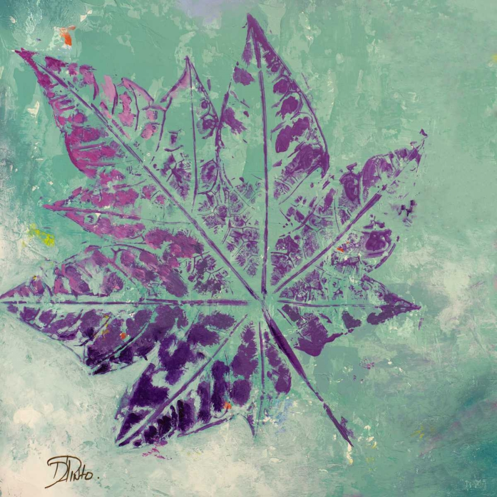 Purple Leaves Flying I art print by Patricia Pinto for $57.95 CAD