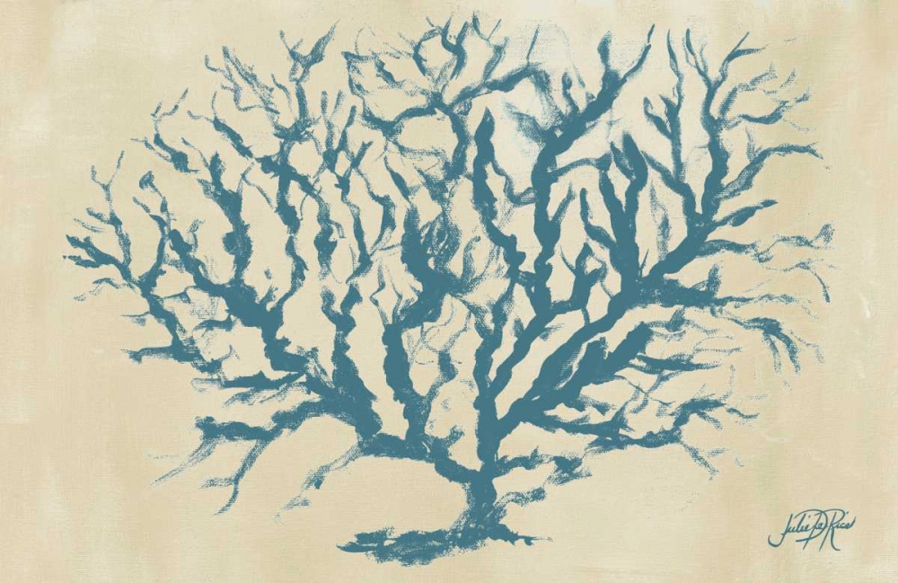 Blue Coral Rectangle I art print by Julie DeRice for $57.95 CAD