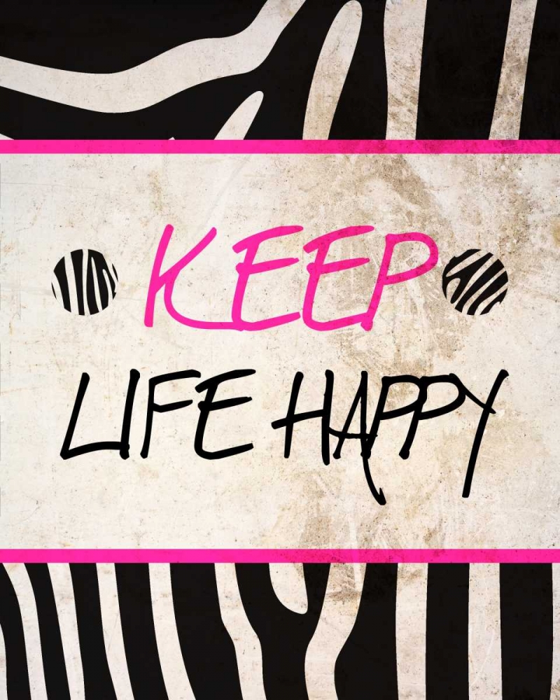 Zebra Sayings II art print by SD Graphics Studio for $57.95 CAD