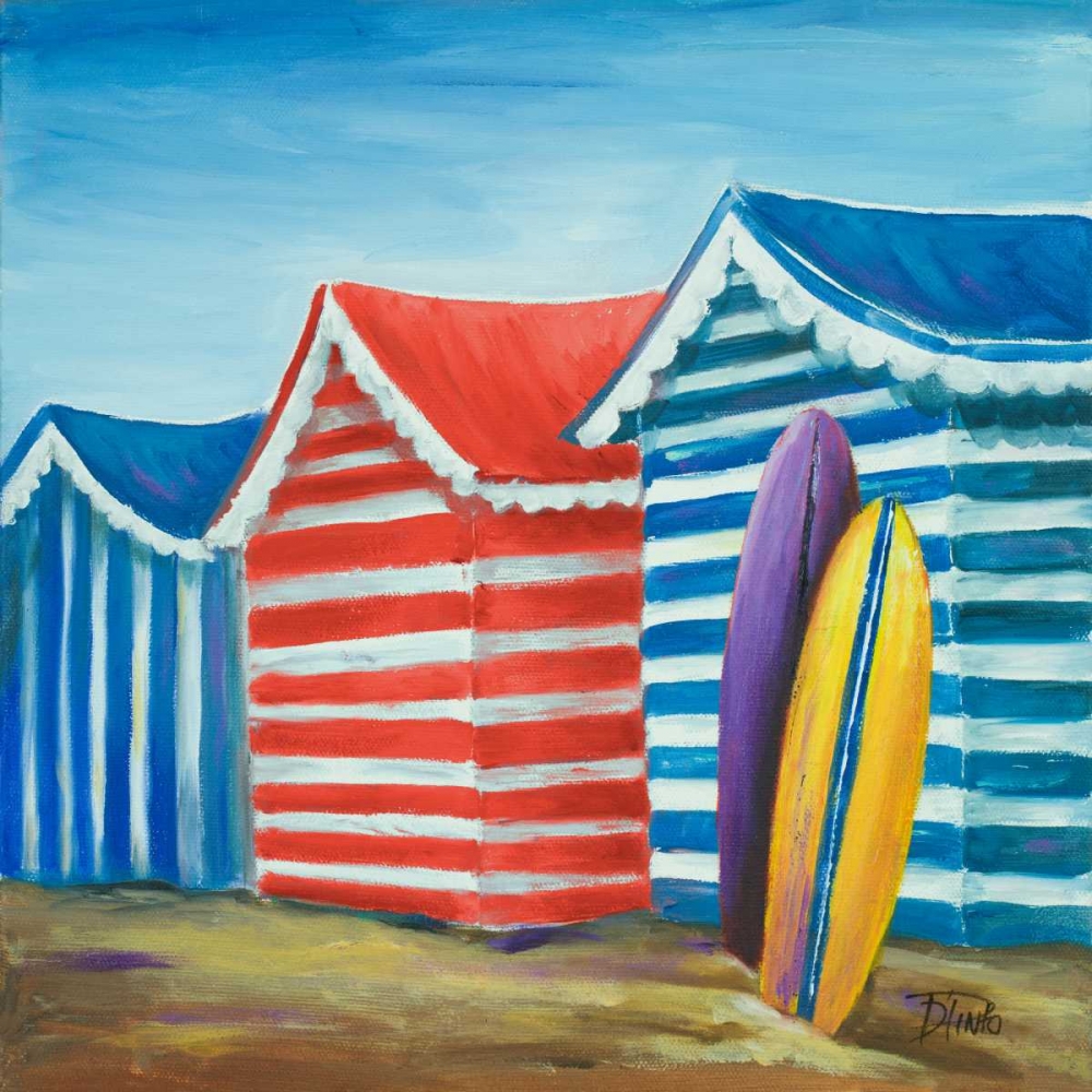 Summer Beach Cabana I art print by Patricia Pinto for $57.95 CAD