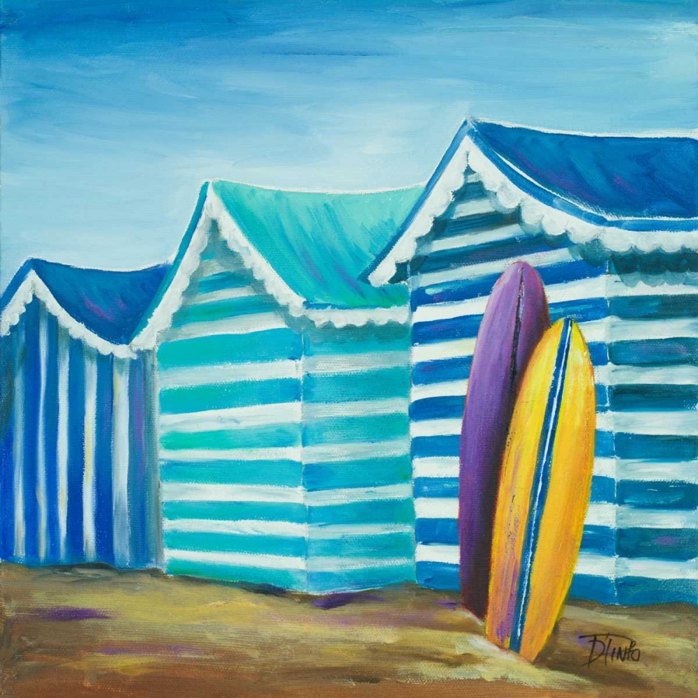 Beach Cabana I art print by Patricia Pinto for $57.95 CAD
