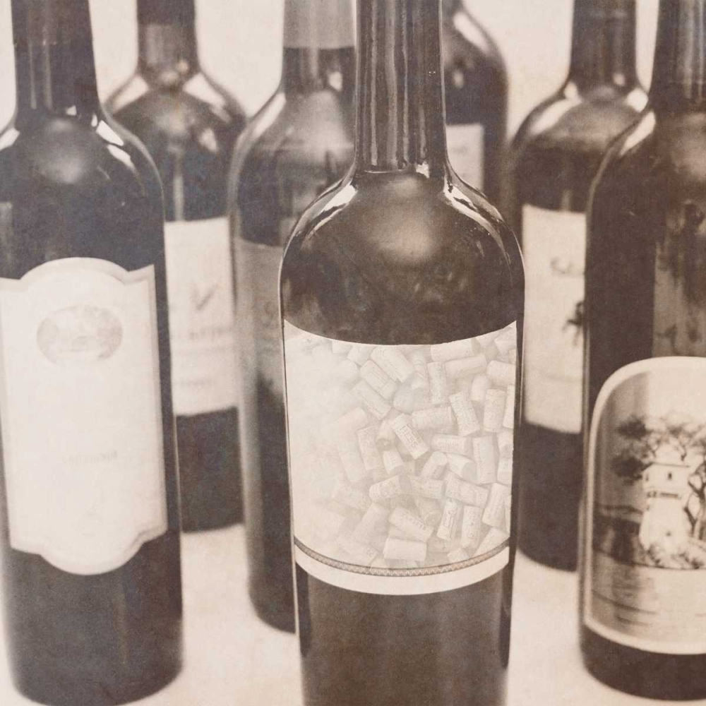 Wine Square I art print by Gail Peck for $57.95 CAD