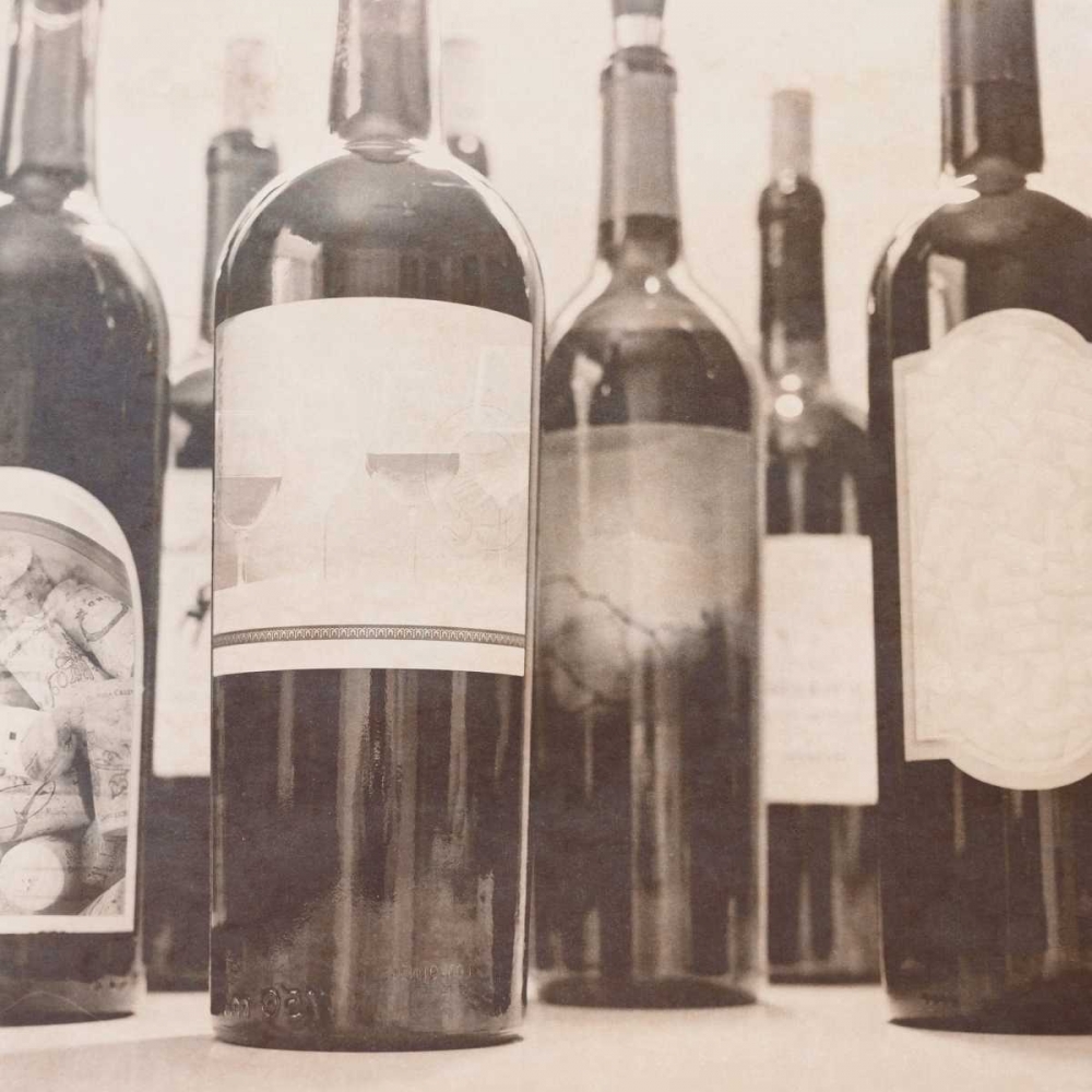 Wine Square I art print by Gail Peck for $57.95 CAD