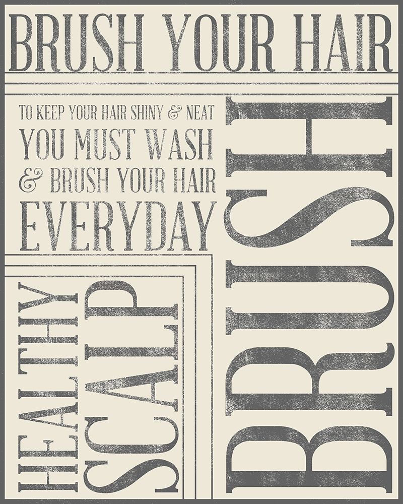 Bath Reminders in Gray I art print by SD Graphics Studio for $57.95 CAD