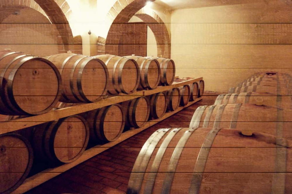 Wine Barrels art print by Acosta for $57.95 CAD
