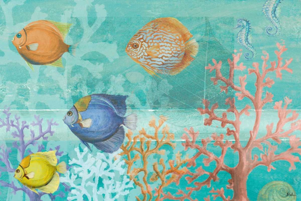 Coral Reef Life art print by Patricia Pinto for $57.95 CAD
