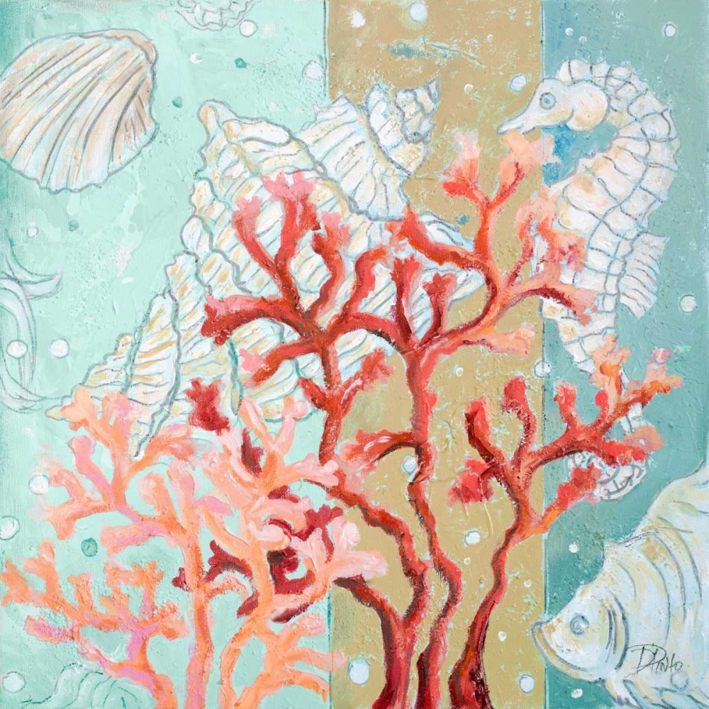 Coral Reef II art print by Patricia Pinto for $57.95 CAD