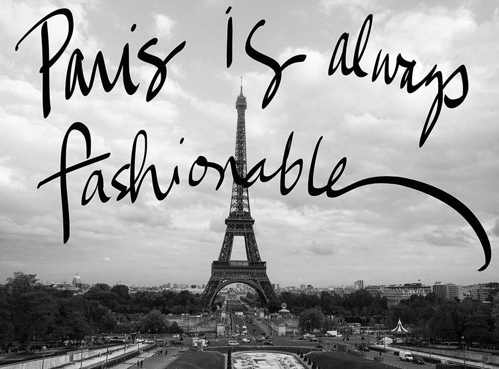 Fashionable Paris art print by Emily Navas for $57.95 CAD
