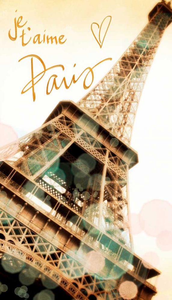 Je, taime Paris art print by Emily Navas for $57.95 CAD