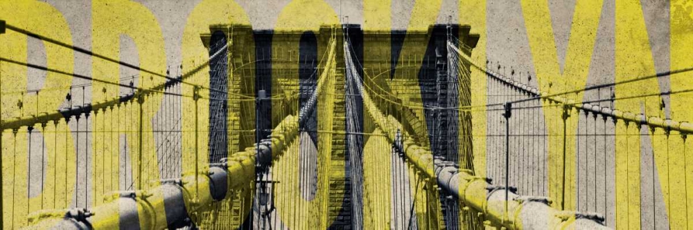 Brooklyn Bridge Type art print by Emily Navas for $57.95 CAD