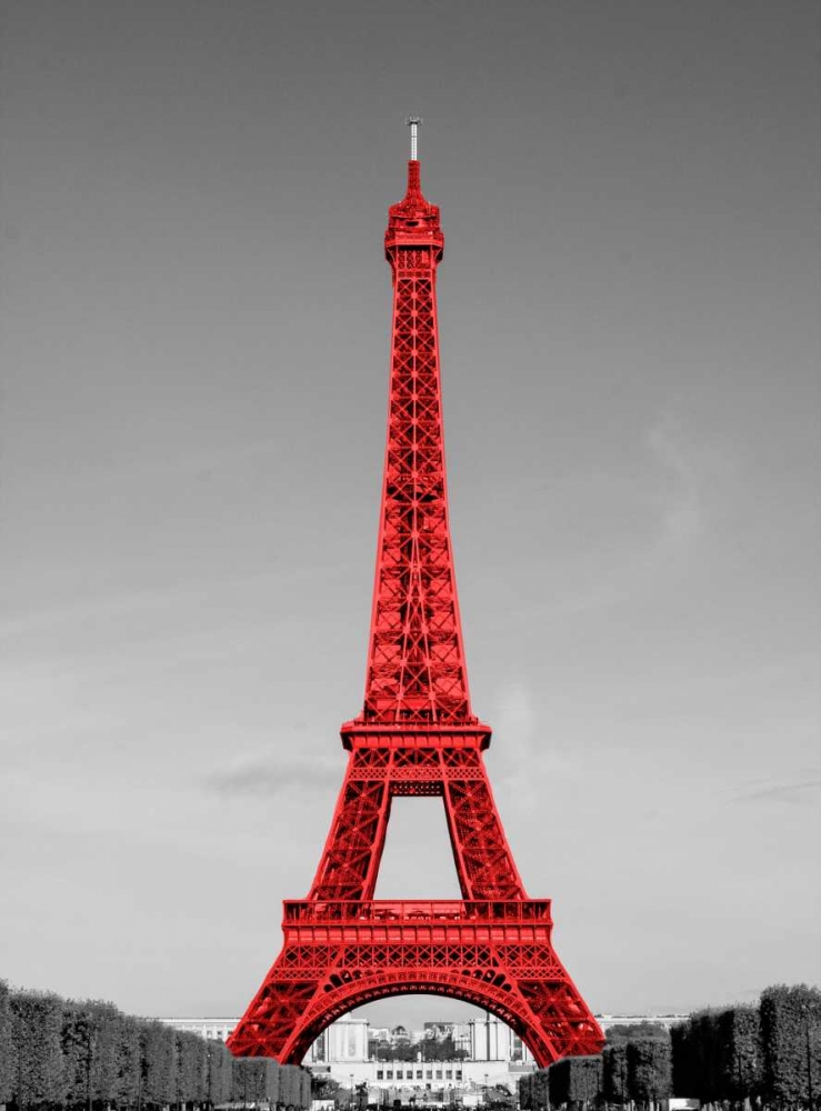 Paris in the Day in Red Border art print by Emily Navas for $57.95 CAD