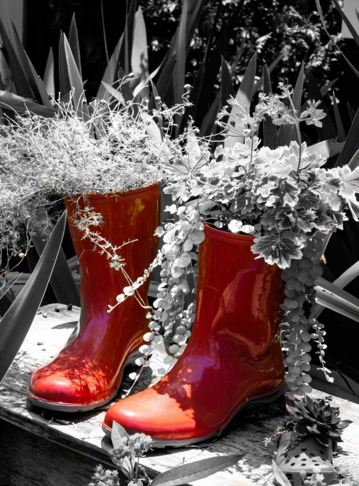 Rain Boots Border art print by Emily Navas for $57.95 CAD