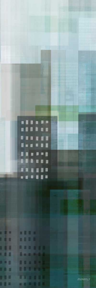 City Emerald Panel I art print by Dan Meneely for $57.95 CAD