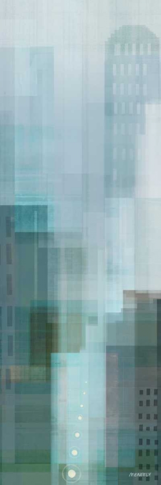 City Emerald Panel II art print by Dan Meneely for $57.95 CAD