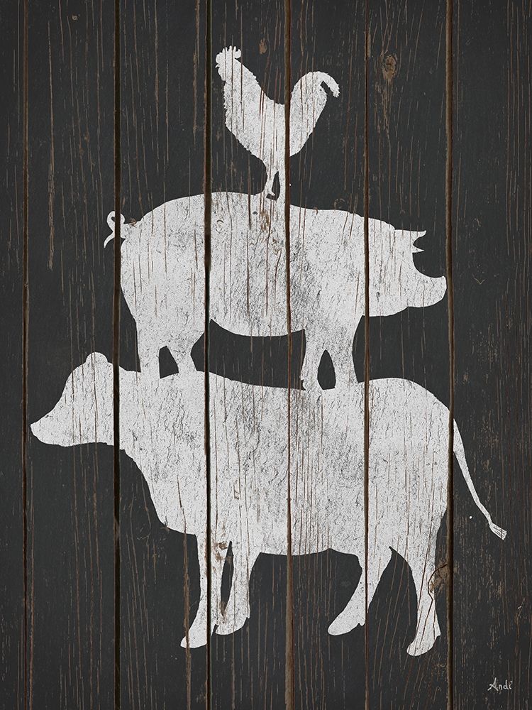 Farm Stack art print by Andi Metz for $57.95 CAD